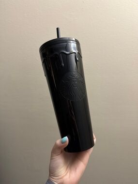 Starbucks Halloween Black Ooze Slime Limited Edition Cup
